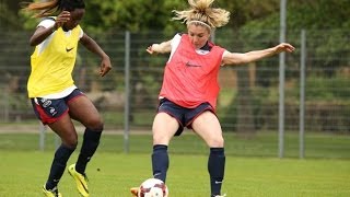 Equipe de France Féminine  les Bleues à lentraînement mai 2014 [upl. by Swamy79]