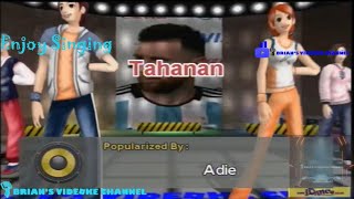 Tahanan  Adie Karaoke [upl. by Atnima]