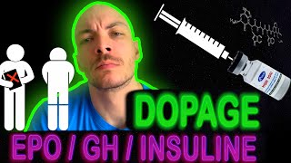 DOPAGE dans le SPORT  EPO GH Insuline IGF1 cyclisme bodybuilding  Selon la Science [upl. by Yrkcaz]