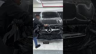 Mercedes GLE 350d Black PPF Installation automobile carwrapfilm phantomwrap ppf blackppf [upl. by Hoy]