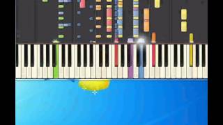 Angies heart Modern Talking Piano tutorial by Synthesia [upl. by Hnib]