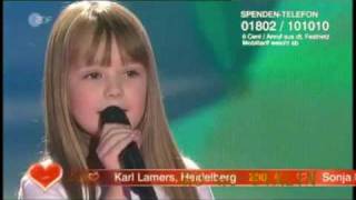 Connie Talbot quotI Will always love youquot in Germany 2009 ｺﾆｰ･ﾀﾙﾎﾞｯﾄ [upl. by Redlac]