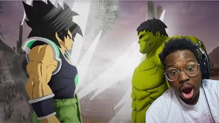 My Reaction to Broly vs HULK DEATH BATTLE [upl. by Dranel]