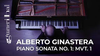 Alberto Ginastera Piano Sonata No 1 Op 22 I Allegro marcato [upl. by Eltsryk103]