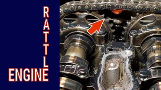 Timing Chain Noise  diagnose amp replacement  Mercedes [upl. by Etnud178]