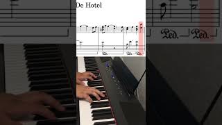 Quarto De Hotel piano cover Intro follow along [upl. by Elizabet]