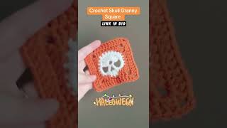 Halloween Crochet Easy Granny Square Tutorial [upl. by Padraic441]