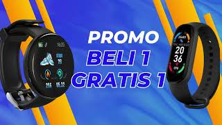 Promo Smartwatch Model Bulat Beli 1 Gratsi 1 [upl. by Roehm]