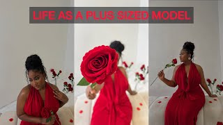 ABUJA Vlog  Valentine’s Day shoot ft Me as a model ❤️✨ [upl. by Hercule]