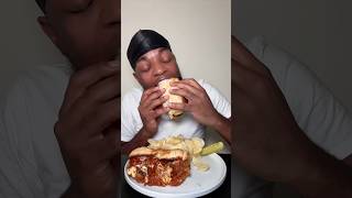 MEATBALL SUB W LAYS 🥪 shorts foodie mukbang eatingshow foodies eating [upl. by Enovaj745]