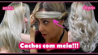 📌COMO FAZER CACHOS NO CABELO SEM FONTE DE CALOR [upl. by Annoik498]