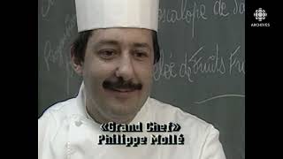 Atelier culinaire avec le chef Philippe Mollé 1989 [upl. by Berga864]