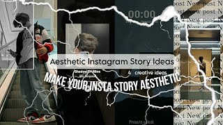 4 Aesthetic Instagram Story Ideas  Instagram Tips amp Tricks 2023 🌻💗✨ [upl. by Richy]