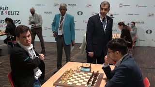 CaroKann Defense Advance Variation  Magnus Carlsen VS Alireza Firoujza [upl. by Ross948]