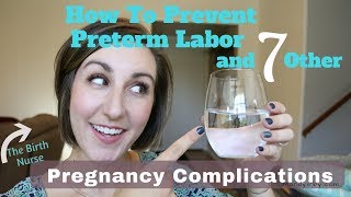 How To Prevent Preterm Labor and How Much WATER Do I Need in Pregnancy [upl. by Navek]