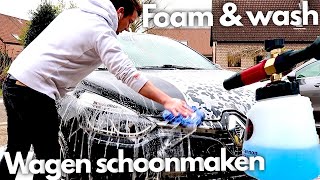 HOE WAS IK MIJN AUTO FOAM CANNON ACTIE [upl. by Saiasi]