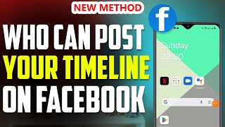 who can post your Facebook timeline 2023 [upl. by Sigismundo]