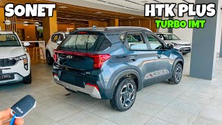 Kia Sonet HTK Plus Turbo Imt 2024 ❤️  Kia Sonet Mid Model  Kia Sonet 2024  Detailed Review [upl. by Adamsun721]