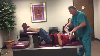 First Time Chiropractic Adjustment Of A Severe Herniated Disc Patient By Your Houston Chiropractor [upl. by Tsepmet41]