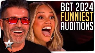 FUNNIEST Auditions from Britains Got Talent 2024 [upl. by Melisandra]