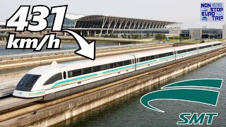 Shanghais INSANE 431kmh Maglev Airport Express [upl. by Clifton]