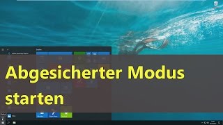 Windows 10 Abgesicherter Modus starten [upl. by Mientao]