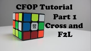 How to Solve a Rubiks Cube Fridrich Method CFOP Part 1 F2L  How to solve a Rubiks Cube FAST [upl. by Akaya]