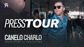 CaneloCharlo  Press Tour Recap [upl. by Yeltihw]