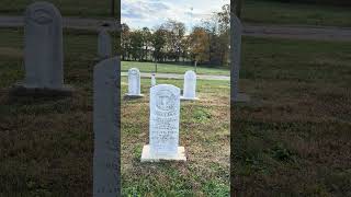 Someone is repairing headstones here cemetery gravestone [upl. by Aneelehs]