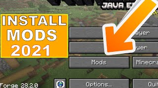 How to install Minecraft Mods in 2021  stepbystep Simple Guide [upl. by Conger]