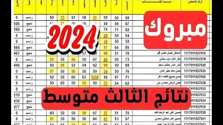 نتائج واسط الثالث المتوسط 2024 الدور الاول 2024 ظهرت الان بشكل رسمي [upl. by Htenaj]