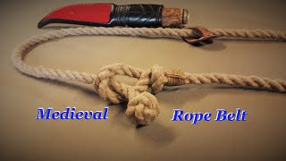 Medieval rope belt [upl. by Eudora]