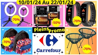 Catalogue Carrefour Bons Plans De La Semaine Du 100124 Au 220124 [upl. by Nahpets]