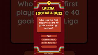 Who was the first player to score 40 goals in a La Liga season footballhistory foryou [upl. by Idna]