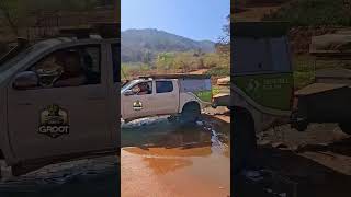 Overland trailer tugging tips automobile toyotahilux toyota offroad toyotahilux4x4 hilux [upl. by Hannon275]