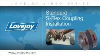 Lovejoy SFlex Standard Type Coupling Installation [upl. by Ymaj]