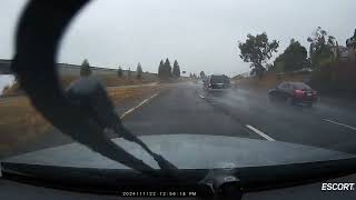 suv hydroplaning on W580 in Oakland CA [upl. by Andy]