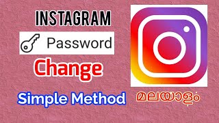 Instagram Password Change  Malayalam [upl. by Ellinad]