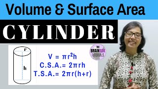 Surface Area and Volume of Right Circular Cylinder [upl. by Elakram533]