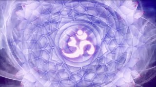 Crown Chakra Meditation Thunderstorm Rain B12347Hz 1 Hour [upl. by Bergren69]