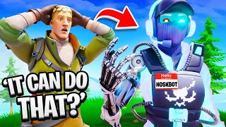 I Surprised The Cutest Fortnite Kid with A Voice Controlled AI Bot [upl. by Nifares]