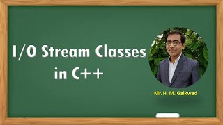 IO Stream classes in C [upl. by Tacklind]