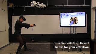 AoEs Enhancing Teleportation Experience in Immersive Environment with MidAir Haptics SIGGRAPH 2017 [upl. by Akkeber]