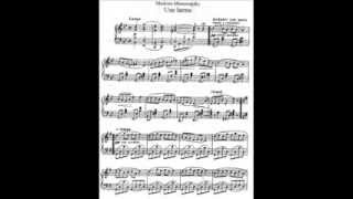 Modest Mussorgsky Une Larme [upl. by Swanson785]