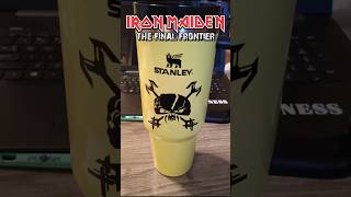 MAIDEN FANS Final Frontier Logo for My Stanley Cup IronMaidenFanArt CricutCrafts MetalSwag [upl. by Ayotan]