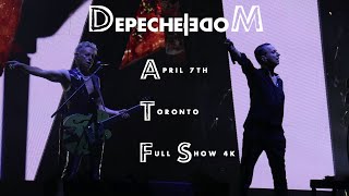 Depeche Mode 20230407 Toronto Scotiabank Arena  Full Show 4K [upl. by Hait485]