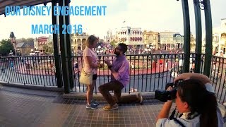 Garrett and Alyssa DISNEY Proposal 2016 [upl. by Ogeid]