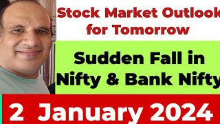 Stock Market Outlook for Tomorrow 2 January 2024  CA Ravinder Vats [upl. by Sokim302]