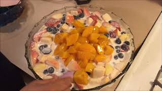 Ensalada de Frutas con gelatina [upl. by Eniretak]