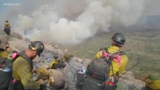 Tribute honors 19 Granite Mountain Hotshots killed in Yarnell Hill Fire [upl. by Dalpe]